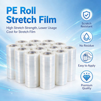 Film étirable industriel haute résistance, haute transparence, pour la présentation de produits en magasin et l'emballage sécurisé