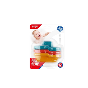 Wholesale Eco-friendly Non-toxic Safe Reusable Plastic Boat-shaped Duck Bath Toy for 2-7 Years Baby Bathtime Play Game <strong>Floters</strong> - Product Image 2