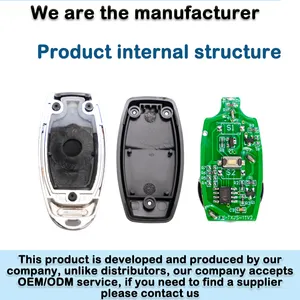 Großhandels preis Universal-Fernbedienung mit mehreren Tasten Doppelte Fernbedienung Sicherheits-Garagentor-Fernbedienung
