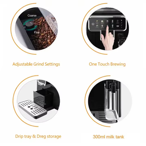 Cafetera Profesional Totalmente Automática, Cafetera Espresso de 15 Bares, Cafetera Eléctrica Italiana Automática - Product Image 3