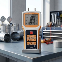 Manomètre différentiel numérique portable AF312, haute stabilité, multifonction, pour les tests CVC