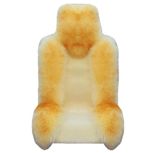Housse de siège de voiture universelle en cuir de mouton sur mesure, housse de siège de voiture <span class=keywords><strong>Polo</strong></span>, housses de siège de voiture universelles d'hiver, ensemble complet - Product Image 2