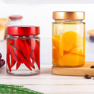 Nhà Máy Bán Buôn Giá Rẻ Thủy Tinh Độc Đáo Mật Ong Lọ Mứt Nước Sốt Ớt Chai Với Số Lượng Lớn Với Đóng Gói - Product Image 3