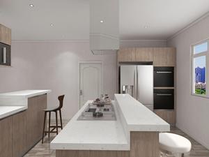 Juego de Muebles de Cocina Completo de Diseño Moderno 2024, Incluye Fregadero con Superficie Acrílica, Grifo con Bisagras, Encimera Laminada, Listo para Armar - Product Image 3