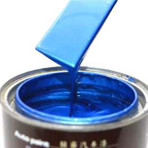 1K цветная синяя и серебристо-синяя автомобильная краска кислотная краска для автомобиля