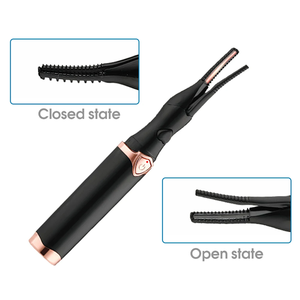 Wholesale Heated Eyelash Curler <b>USB</b> Rechargeable Eyelashes Quick <b>Heating</b> Natural Long Lasting Makeup - Product Image 3