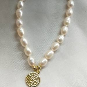 Pulsera de Perlas de Agua Dulce No Nucleares para Xiaomi, Perlas de 5-6 mm, Suaves y Limpias, Colgante de la Suerte, Cuerda Elástica, Pequeño Amuleto de Hada - Product Image 2