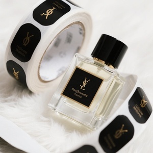 Etiqueta Adhesiva de Lujo con Diseño Personalizado y Logotipo en Dorado para Envases de Cosméticos, Impresión de Etiquetas Impermeables para Perfumes - Product Image 3