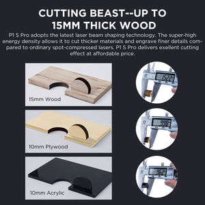 Máquina de Grabado Láser ACMER P1SPro 6W, Control Offline por APP GRBL, 4455nm Azul, Máquina de Corte CNC, Grabador de Tablas de Madera - Product Image 4