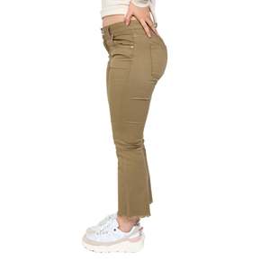 Pantalon pour femme Take Two DKE6805 couleur camel, talon plat - Product Image 2