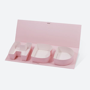 Caja de papel de regalo de flores de <span class=keywords><strong>feliz</strong></span> cumpleaños para embalaje de rosas - Product Image 1