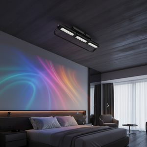 New Design RGBW DMX LED Asymmetric Linear Lamp Hotel Bedroom Indoor Home <b>Panel</b> <b>Light</b> Ceiling <b>Light</b> - Product Image 3