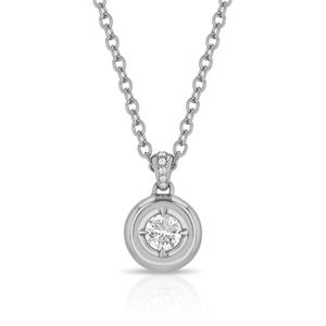 마이망 맞춤형 패션 고급 18K <span class=keywords><strong>14K</strong></span> 금도금 주얼리 925 실버 시그니처 퍼피 베젤 디자인 다이아몬드 목걸이 (여성/남성용) - Product Image 5