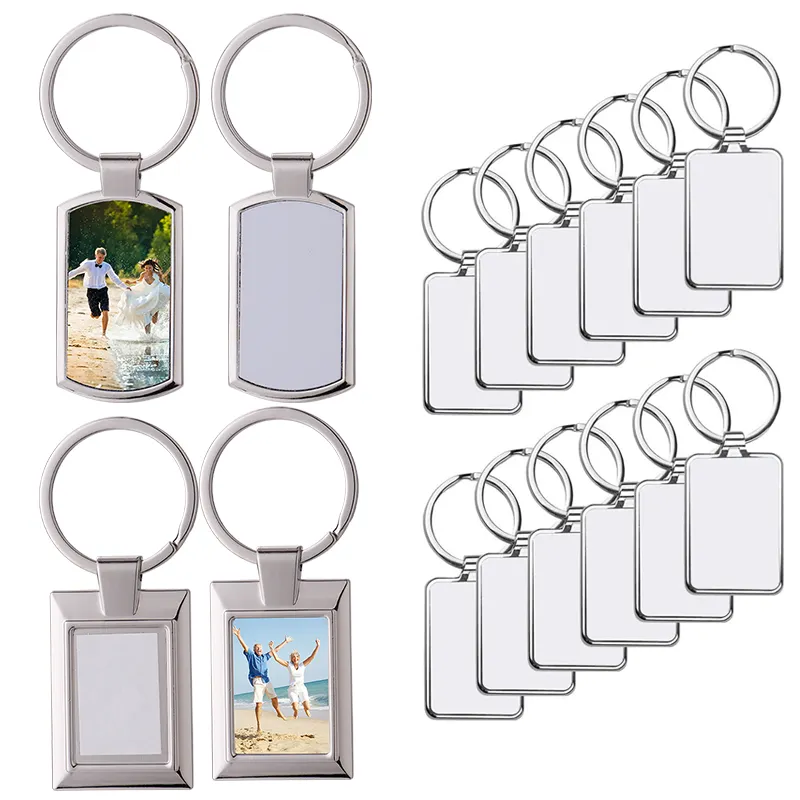 Custom Sleutelhanger Souvenir Sleutelhanger Custom Diy Logo A88 Sublimatie Metalen Sleutelhanger