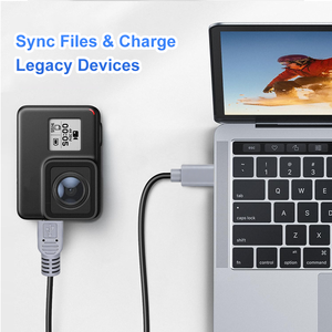 <strong>USB</strong>-C <strong>Mini</strong> <strong>USB</strong> Cable Braided Durable <strong>Mini</strong>-B 5-<strong>Pin</strong> Type-C Data Charging Cord Pure Copper Conductor for Computer for Controller - Product Image 5