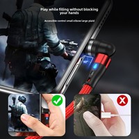 Kabel Pengisian Daya Magnetik 3 in 1 Bahan Aluminium Alloy Grosir 1M 2M 3A Pengisian Cepat 540 Derajat Kabel Usb-c Magnetik