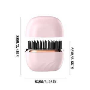 2-in-1मिनी दोहरे उद्देश्य वाले आयनिक स्टाइलिंग बालों को सीधे कर्लिंग वाले लोहे के बाल सीधे कर्लिंग ब्रश - Product Image 6