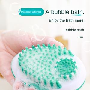 Productos promocionales de gran venta, cepillos de masaje para limpieza de mascotas, herramientas de baño para perros y gatos con función de presión de agua, peinado - Product Image 3