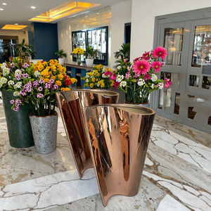 Jarrón <span class=keywords><strong>de</strong></span> piso alto <span class=keywords><strong>de</strong></span> lujo <span class=keywords><strong>para</strong></span> decoración del hogar, maceta <span class=keywords><strong>de</strong></span> árbol <span class=keywords><strong>de</strong></span> lujo <span class=keywords><strong>Interior</strong></span> <span class=keywords><strong>Blanca</strong></span> Grande/floreros <span class=keywords><strong>de</strong></span> Metal - Product Image 2