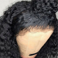 8 pouces de profondeur bouclés coupe courte Bob perruques cheveux humains Bob dentelle frontale perruque, dentelle frontale perruques sans colle