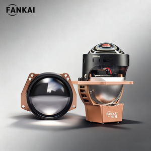 FANKAI Faro Delantero para Auto de 3 Pulgadas, 12+6 LED, Doble Lente, 70W, Actualización de Faro Delantero, Ajuste Universal, 6000K, 30000LM - Product Image 1