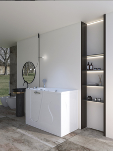 Baignoire autoportante moderne en acrylique Zink CE CUPC avec porte, jets de massage et de <span class=keywords><strong>spa</strong></span> pour les personnes âgées, utilisation en salle de bain - Product Image 4