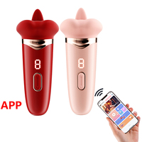 Großer Mund Saugvibrator Klitoris-Zungenleck-Spielzeug 10 Saugmodi Vibration Zungenleck G-Punkt Vibrator für Frauen