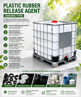 Agent de démoulage anionique industriel pour plastiques et caoutchoucs, conditionné en sac tonneau, excellente performance de démoulage, non-transférable, surface lisse