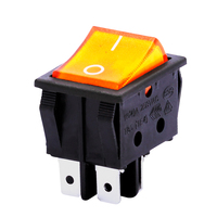 Interrupteur à bascule série R-210 16A 125VAC 250VAC 4PIn fonction marche-arrêt DPST