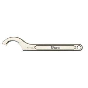 Llave de Gancho Q Hook de 52-55 mm, Punta Cuadrada, Métrica, Industrial, de Acero al Cromo Vanadio, de Una Sola Extremidad - Product Image 1