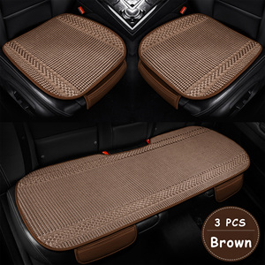 Wholesale Summer Car Seat Cushions Universal Three-Piece Set Breathable <b>Cooling</b> <b>Pad</b> No Backrest Ice Silk - Product Image 3