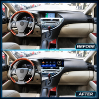 Pour Lexus RX270 2009-2014, autoradio multimédia vidéo de 10,25 pouces, navigation CarPlay, montage sur tableau de bord, voiture d'origine sans bouton