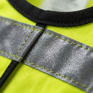 Gilet de sécurité haute visibilité unisexe, bandes réfléchissantes, vêtements de travail en coton, imperméable, séchage rapide, couleur personnalisée - Product Image 5