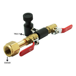 Adaptateur de recharge de bouteille de CO2 HPAT durable avec filetages G1/2 G3/4 G5/8 pour bouteille d'eau gazeuse et <span class=keywords><strong>kit</strong></span> de brassage de bière à domicile - Product Image 2