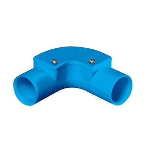 Codo de PVC Azul Ignífugo para Inspección Eléctrica, para Proyectos Eléctricos y Decoración del Hogar - Product Image 3