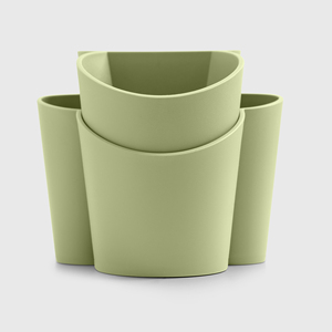 Green Polypropylene Cutlery Drainer 14x12x11.5cm for Storing and Organizing <b>Fruit</b> & <b>Vegetable</b> <b>Tools</b> Made in Italy - Product Image 3