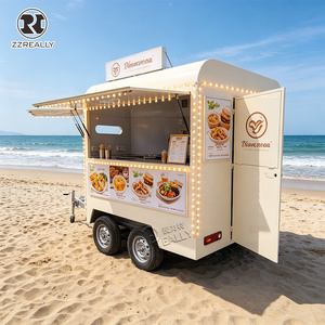 Trailer Makanan Bergerak OEM <span class=keywords><strong>Burger</strong></span> Concession, Trailer Concession Ukuran Kustom, Truk Makanan Stainless Steel Flattop Dengan Dapur Lengkap - Product Image 6
