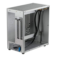 Caja de PC MINI para Oficina A07 con Cable de Extensión GPU PCIe 3.0, Caja Horizontal Pequeña Compatible con Fuente de Alimentación Pequeña de 1U