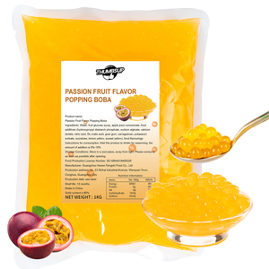 Trong Kho 1Kg Niềm Đam Mê Trái Cây Popping Boba Trà Bong Bóng Thành Phần Nguồn Cung Cấp Cho Trà Sữa Cửa Hàng Đồ Uống Nhà Cung Cấp - Product Image 1