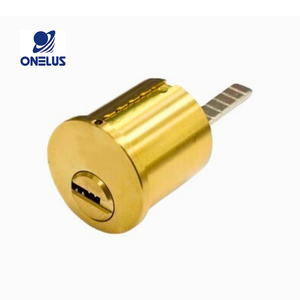 2024 Noyau de serrure de sécurité résidentielle en laiton durable de vente chaude avec systèmes interchangeables et 3 clés - Product Image 1