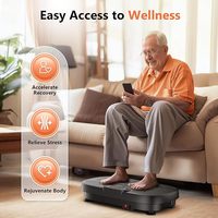 Plaque vibrante plate-forme de fitness Machine d'exercice vibrant corps entier Shaker entraînement puissance Waver vibrer support secouer la planche