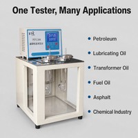 Viscosimètre Cinétique Automatique Ubbelohde Numérique à Tube Capillaire avec Bain à Température Constante pour l'Analyse de la Viscosité du Pétrole