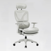Chaise de bureau ergonomique adaptative Chaise élévatrice inclinable à 135 degrés Chaise d'ordinateur de luxe avec accoudoir 3D Appui-tête