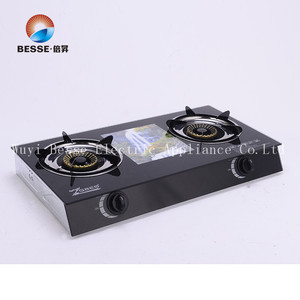 Table de cuisson à gaz double brûleur OEM, surface en verre, allumage électronique, portable, pour appareils électroménagers - Product Image 3
