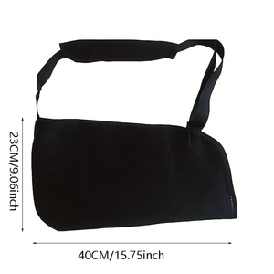 Supporto per tracolla con braccio a rete supporto per slogatura del gomito supporto per la spalla da polso immobilizzatore cinturino regolabile per imbracatura medica per rotto - Product Image 4