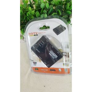 สวิตช์ HDMI 3 พอร์ต 1080P ตัวเลือกวิดีโอ 3 เข้า 1 ออกสำหรับคอมพิวเตอร์จอภาพ - Product Image 2