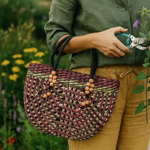 Sac fourre-tout spacieux fait à la main pour femmes |   Sac à bandoulière confortable avec une qualité de luxe durable pour les essentiels quotidiens - Product Image 2
