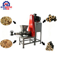 Presse extrudeuse de briquettes de sciure de bois et de feuilles de palmier Kaibang, électrique/diesel, capacité 200-300 kg/h