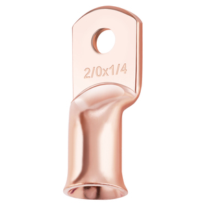 2/0 AWG * 1/2 AWG銅管端子ラグラグ端子ヘビーデューティーワイヤラグバッテリーケーブルエンドバッテリー端子コネクタ - Product Image 6