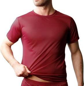 T-Shirt homme personnalisé Chemise de sport actif Joueurs Confort Fit Cool Séchage rapide T-Shirt intime en nylon pour homme - Product Image 5